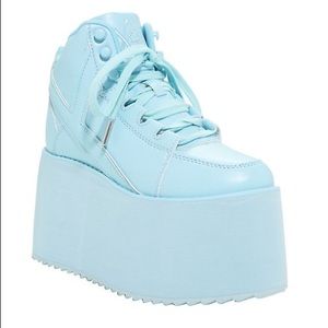 YRU Qozmo Hi 2 Blue Shoes